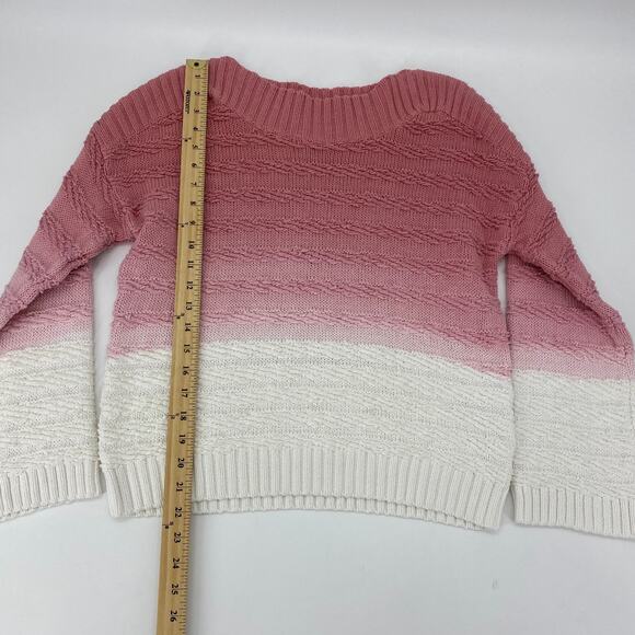 INC International Concept Sweater Ombre Cable Knit Top - Picture 6 of 7